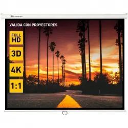 Phoenix Pantalla de Proyector Manual 100"