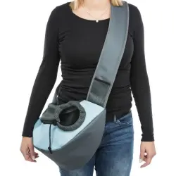 Bolso delantero para mascotas color Azul