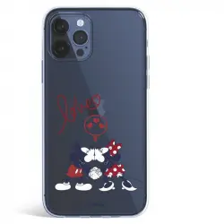 Funda Oficial Clásicos de Disney Mickey y Minnie Love para iPhone 12 Pro Max