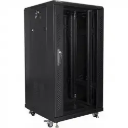 Lanberg ‎FF01-6622-12B Armario Rack 19" 22U 600x600 Negro