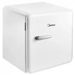 Midea MDRD86SLF01 Frigorífico una Puerta Vintage F Blanco