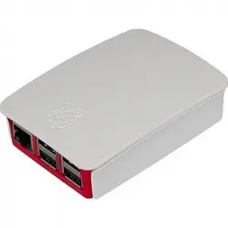 Raspberry Carcasa Blanca/Roja para Raspberry Pi 4
