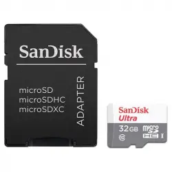 Sandisk Ultra MicroSDHC 32GB UHS-I Clase 10 + Adaptador SD