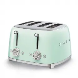 Smeg TSF03PGEU Tostador 4 Rebanadas 2000W Verde