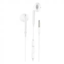 Tech One Tech Eartech Tec1001 Auriculares con Micrófono Jack 3.5mm Blancos