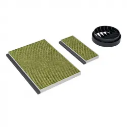 Bosch DWZ1AK1V6 Filtro de Carbón Blanco/Amarillo para Campanas Extractoras Bosch