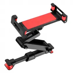Ociodual Soporte Tablet Coche, Soporte de Reposacabezas 360º, 4,4"-11" Abrazadera Extensible Para Ipad