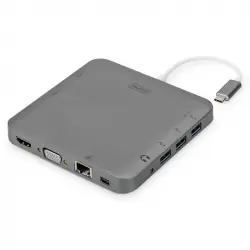 Digitus Dock Station USB-C 11x Puertos Gris