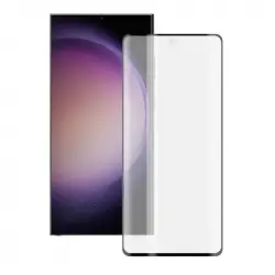 Ksix Protector de Pantalla Cristal Templado para Samsung Galaxy S23 Ultra 5G Negro