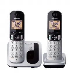 Panasonic KX-TGC212SPS Duo Teléfonos Inalámbricos Blancos