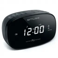 Muse M-155 CR Radio Despertador Negro