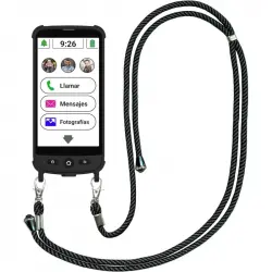 Swissvoice S510-M Smartphone para personas mayores con Funda Protectora y Botón SOS Negro 2/16GB