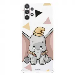 Funda Oficial de Disney Dumbo Silueta Transparente Dumbo para Samsung Galaxy A32 5G