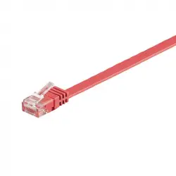 Goobay Cable de Red Plano RJ45 UTP Cat.6 1m Rojo