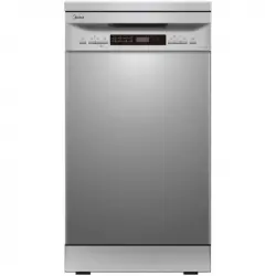 Midea MFD45S200X.2-ES Lavavajillas Capacidad de 10 Cubiertos Clase E 45cm Inox