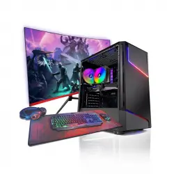 PcVIP Pack Gaming Bullet Two Intel Core i7-12700F/32GB/1TB SSD/RTX4060/Monitor 27" + Periféricos