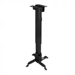 TooQ Soporte Proyector Universal Inclinable Techo Negro