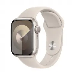 Apple Watch Series 9 GPS 41mm Blanco Estrella Caja de Aluminio con Correa Deportiva Blanco Estrella S/M