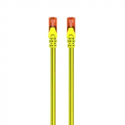 Ewent Cable de Red RJ45 Cat 6 U/UTP 1m Amarillo