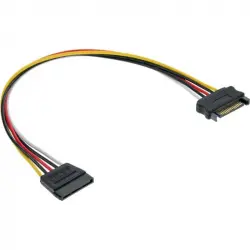 Inline Cable Extensor Alimentación SATA Macho/Hembra 1m