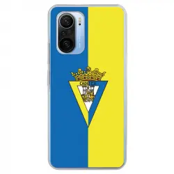 Funda Licencia Oficial Cádiz CF Escudo Fondo Bicolor para Xiaomi Mi 11i