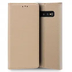 Cool Funda Flip Cover Liso Beige para Samsung Galaxy S10e