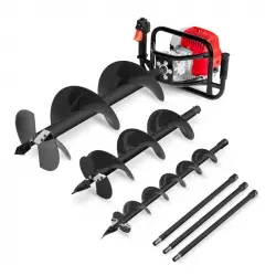 Greencut Gd750x Ahoyador De Gasolina Prolongable 75cc Set De 3 Brocas
