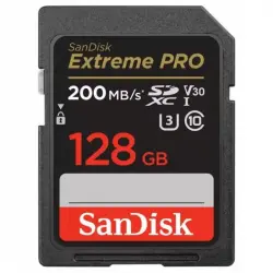 SanDisk Extreme Pro 128GB UHS-I Clase 10 U3 V30