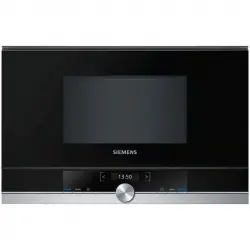 Siemens iQ700 BF634LGS1 Microondas Integrable 21L 900W Negro/Inox