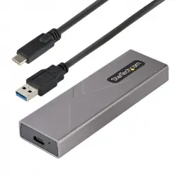 StarTech Caja Externa USB-C para NVMe o SSD M.2 PCIE/SATA