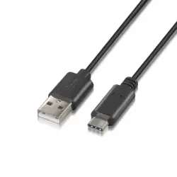 Aisens Cable USB 2.0 Tipo C a USB Tipo A 50cm Negro