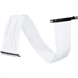 Lian-Li Riser PCI-e 900 Cable Elevador PCIe x4 90cm Blanco