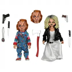Neca Bride of Chucky Chucky y Tiffany Figuras 20cm