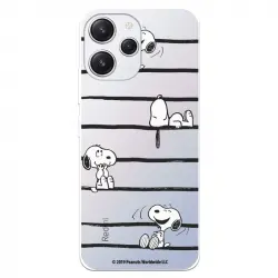 Funda Para Xiaomi Redmi 12 Oficial De Peanuts Snoopy Rayas - Snoopy