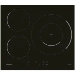 Infiniton IND3BK8G32 Placa de Inducción 3 Zonas 9 Niveles 8000W 59cm Negro
