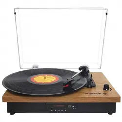 Prixton Studio TS420 Tocadiscos Bluetooth Madera
