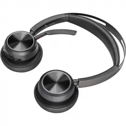 Poly Voyager Focus 2 UC Auriculares Inalámbricos con Cancelación de Ruido Negros