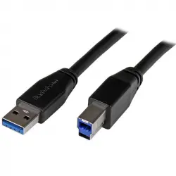 Startech Cable Activo USB-A 3.0 a USB-B 10m Negro