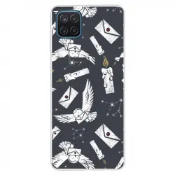 Funda Oficial de Harry Potter Lechuzas Siluetas para Samsung Galaxy A12
