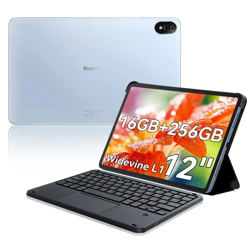 Blackview Tab 18 12" 8/256GB 4G LTE Azul + Teclado Bluetooth