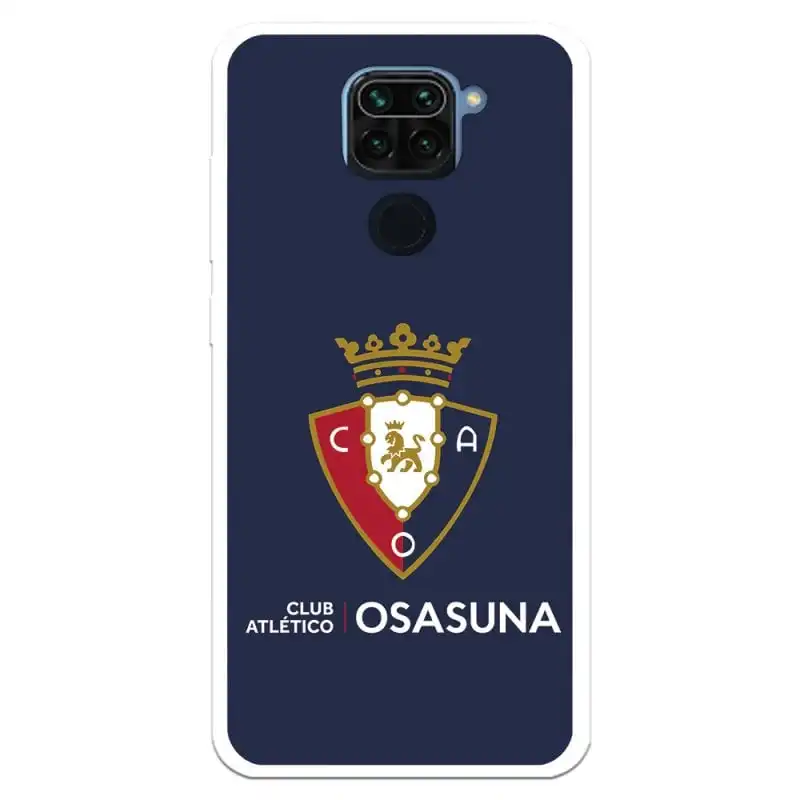 Carcasa para Xiaomi Redmi Note 9 del Osasuna Escudo Fondo Azul - Licencia Oficial CA Osasuna