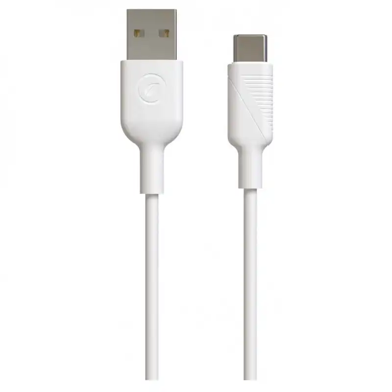 Muvit Cable USB a Tipo C Macho/Macho 20cm Blanco