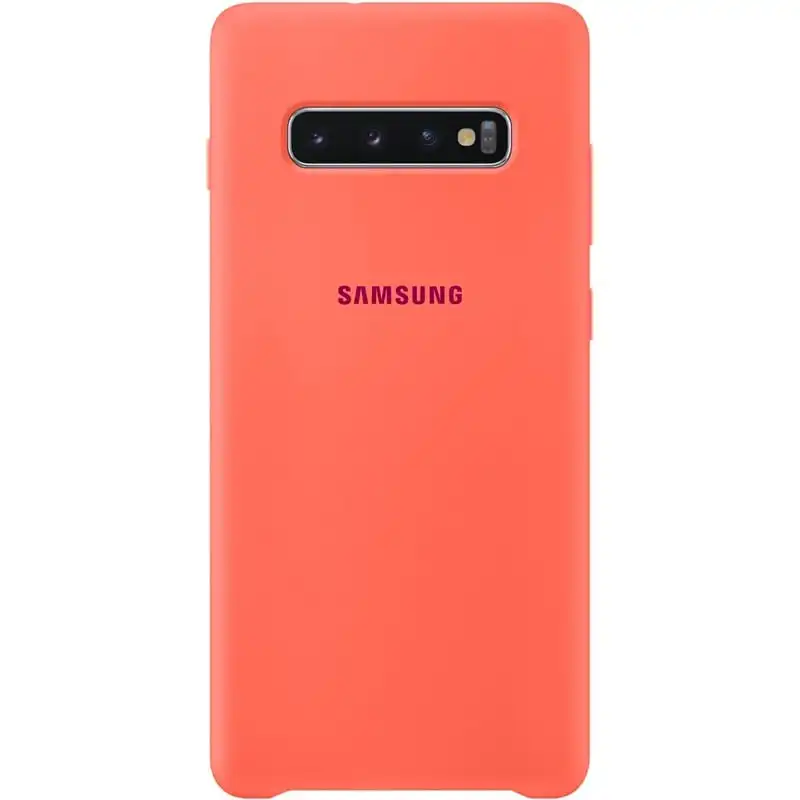 Samsung Silicone Cover Rosa para Samsung Galaxy S10 Plus