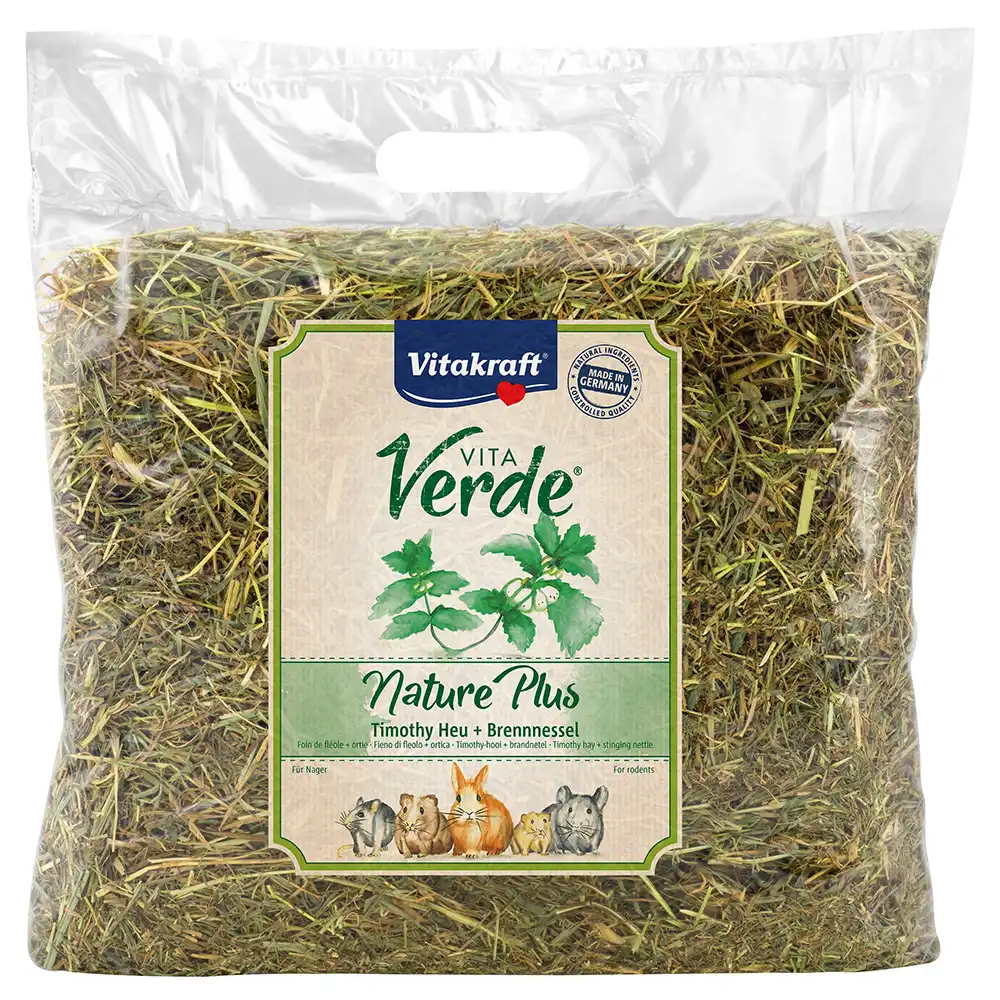 Vitakraft Vita Verde Heno Timothy con ortiga - 500 g