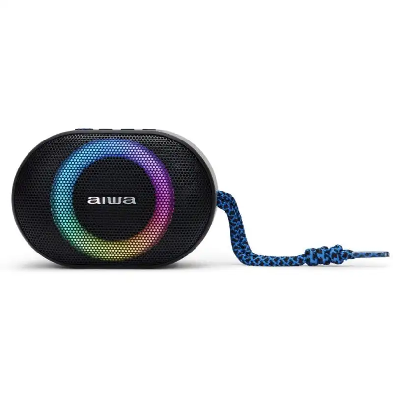 Aiwa BST-330BL Altavoz Portátil Bluetooth 10W Negro/Azul