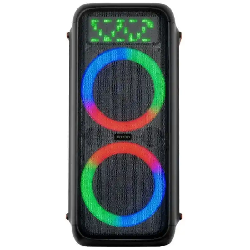 Infiniton Party EQ60 Altavoz Portátil Bluetooth 900W Luz LED Negro