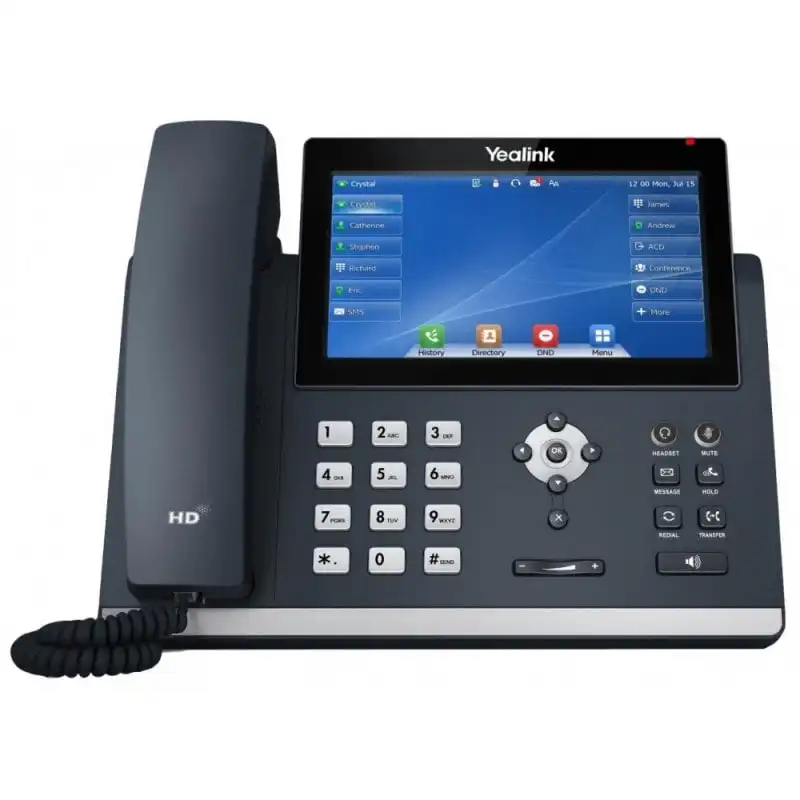 Yealink SIP T-48U Teléfono IP Negro