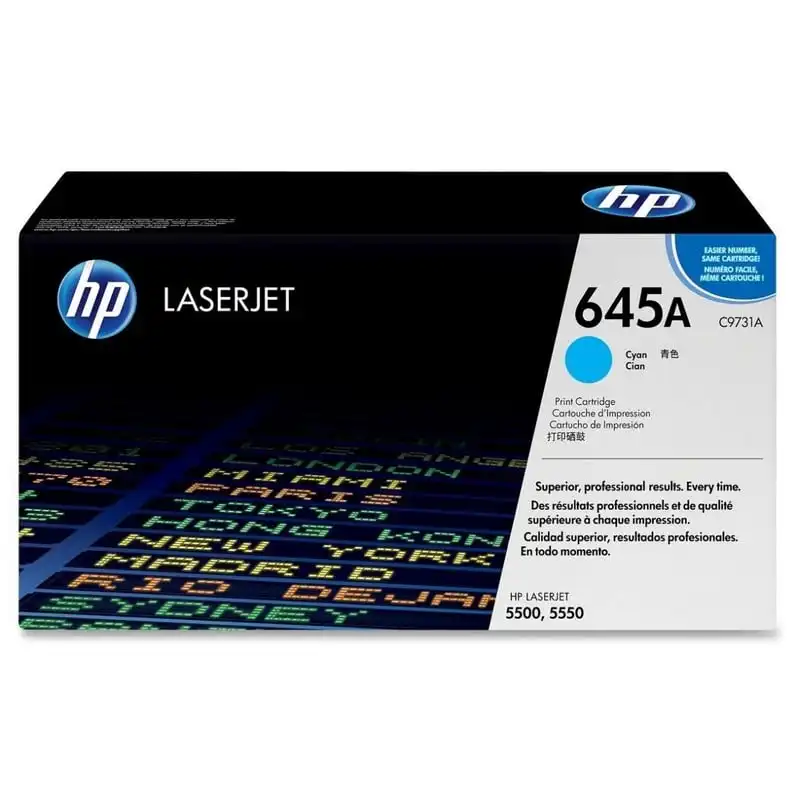 HP 645A Tóner Original Laserjet Cian