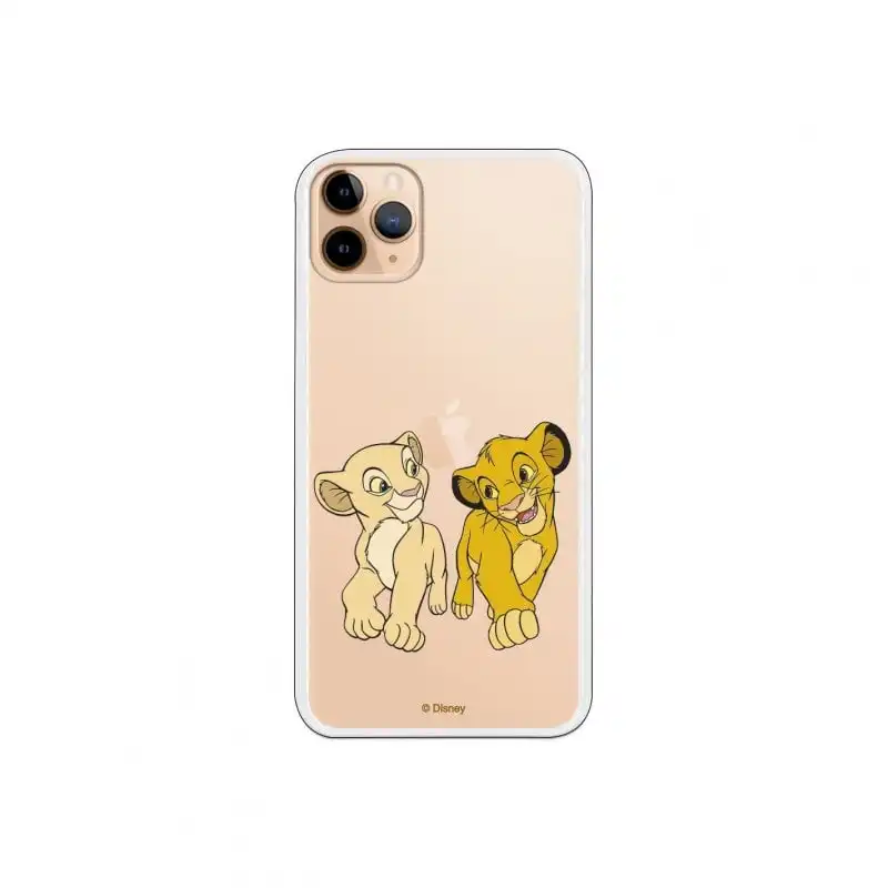 Funda Oficial de Disney Simba y Nala Mirada Cómplice El Rey León para iPhone 11 Pro Max