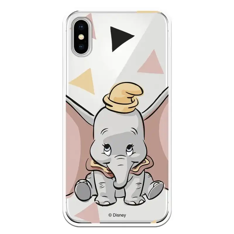 Funda Oficial Disney Dumbo Silueta Transparente para iPhone X